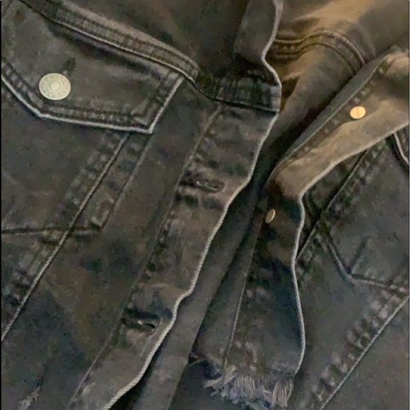 Garage Denium Cropped Jacket - Picture 4 of 4